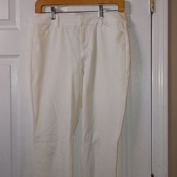 Old Navy White Pixie dress pants Sz 4 - Picture 3 of 6